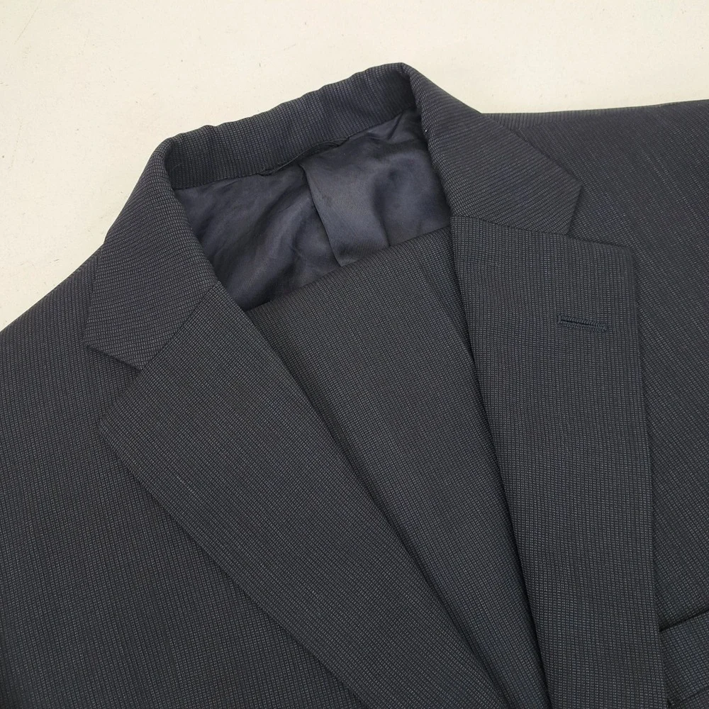 Innocenti Tailored for Tom James Blue Pinstripe 2 Piece Suit Set 42L Pants 34x31
